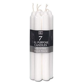 Darice 1150-29 Candle 7 Inch - 7Piece, White