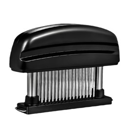 MYPOTO Meat tenderizer, meat tenderizer, meat tenderiser with robust stainless steel, 48 needles, removable for cleaning, dishwasher safe, for steak, chicken and pork