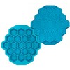 Zilphoba 2pcs Honeycomb Silicone Mold, Non-Stick 19 Cavities Bee Silicone