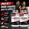 Combo L Carnitina + L Arginina Essential 200 Cápsulas c/u