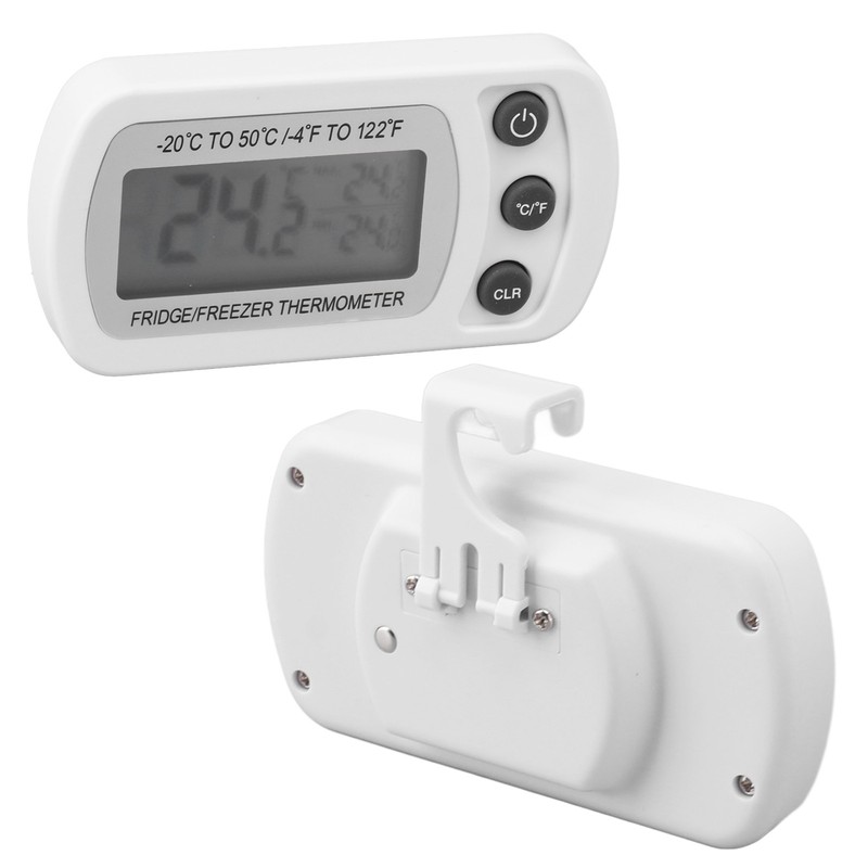 2Pcs Waterproof Digital Refrigerator Fridge Thermometer ‑20~50℃ Digital Freezer Thermometer