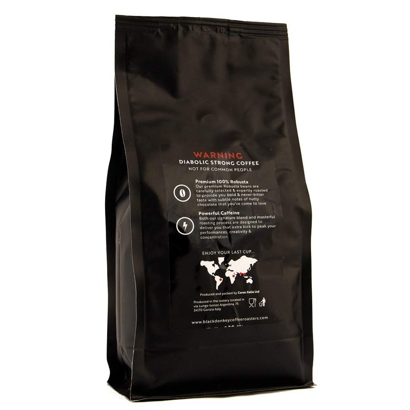 DEVIL'S ROAST | Extra-Strong Highly Caffeinated Bold Coffee | 500g