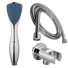 Shower Set Hand Shower/Shower Head with Shower Hose 150 cm Wall Bracket Wall Mount Wall Holder, 1.5 m Shower Hose, Wall Connection Elbow/Modern Design