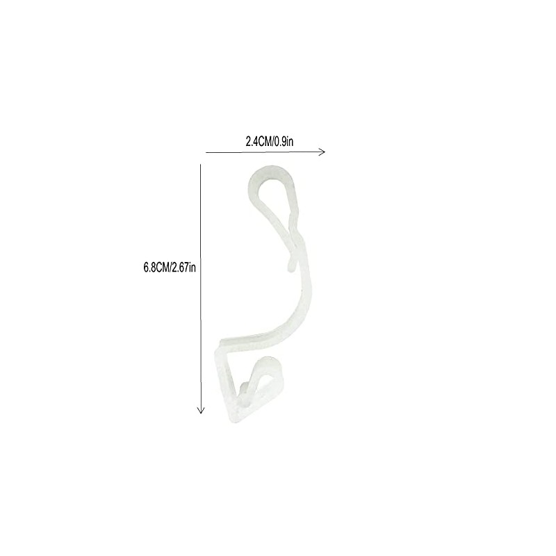 Simply Products 32 Giant Gutter Hooks for Hanging Outdoor Christmas