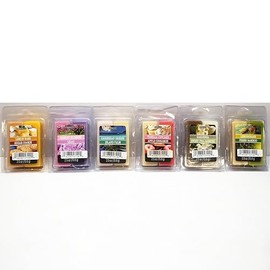 Hosley 6-Pack Assorted Wax Melts (2.5 oz Each) – Hand-Poured, Essential Oil Infused, Long-Lasting Fragrance – Bulk Buy Wax Cubes for Wax Warmers, Weddings, Spa, Meditation Settings.