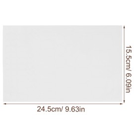 Operitacx 4 Blätter Lichtaufkleber Verdunkelung Tag Nacht Jalousien Dimmen Streifenlichter Film Popular White Out LED-Lichtabdeckungsaufkleber Selbstklebende Schattierungsaufkleber Eva Weiß