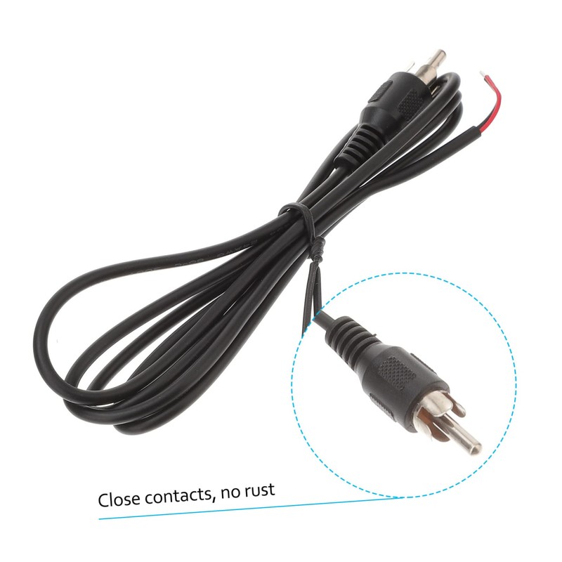 Gatuida 6pcs Male to Bare Wire Audio Video Cable Audio