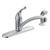 Moen 67430 Chateau Single Handle Kitchen Faucet with Protege Side Spray, Chrome