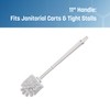 Sparta Flo-Pac Toilet Bowl Brush for Commercial Restrooms, Heavy Duty
