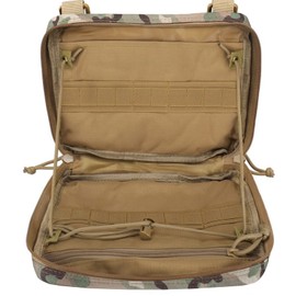 WYNEX Tactical Admin Molle Pouch, Medical EDC EMT Utility Bag Shell Design Attachment Pouches 1000D Nylon Hiking Belt Bags Waterproof