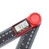 TOPWAY Digital Angle Finder 8 Inch 200mm, Carbon Fibre 0-360°