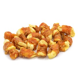 Jungle Calling Dog Treats, Skinless Chicken Wrapped Apple Treats, Gluten and Grain Free, Chewy Dog Bites for Balanced Nutrition, 10.6oz