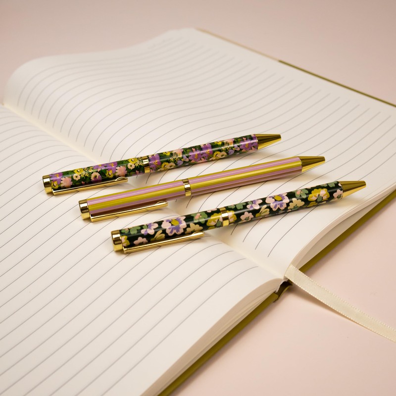 Robert Frederick Willow and Belle Mixed Design Ballpoint Pens in