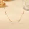 XAYAH Dainty Lucky Leaf Necklace for Women 925 Sterling Silver