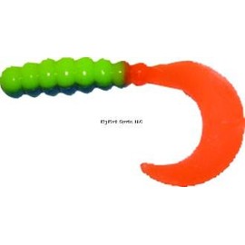 Big Bite Baits FG227 2-Inch Fat Grub, Parrot Finish