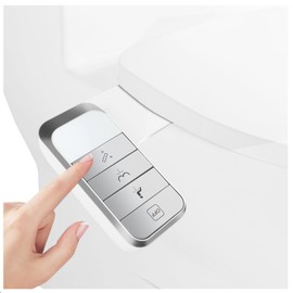 Bidet Attachment for Toilet UK,with Non-Electric Dual Nozzle,ltra-Slim Bidet Toilet Seat Attachment,Cold Water Bidet,with Adjustable Water Pressure,Easy Home Installation