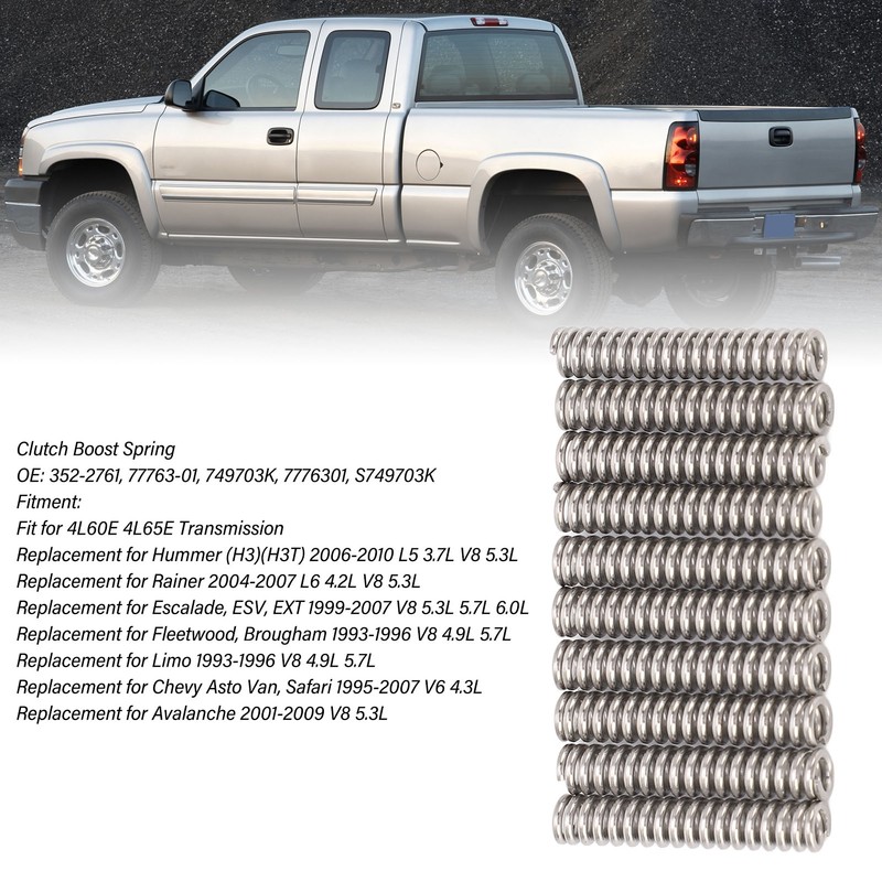 10Pcs 3 4 Clutch Boost Spring Iron Sturdy Construction 352‑2761