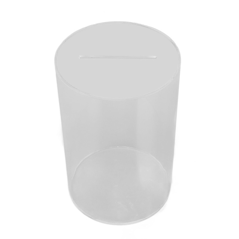 Clear Money Bank Large Capacity Drop Resistant Transparent Ballot Tip