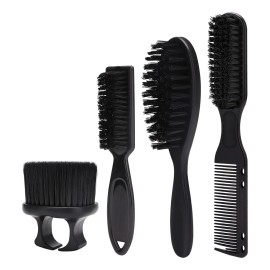 Set De 4 Cepillos De Barba Para Barbera                                                                                                               