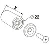 cyclingcolors 2x Round Roller Shutter End Stoppers 15 mm Diameter