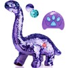 Koonie Sequins Dinosaur for Girls, 2 Year Old Girl Gifts,
