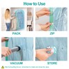 CLEVHOM Hanging Vacuum Storage Bags, 6 Pack Vacuum Sealed Bags