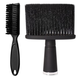 Redwestmelon 2 Pieces Barber Brush Set - Barber Brush for Neck Hair Removal - Soft Brush to Remove Excess Hair After Cutting Barber Shop Brush off Hair Around Neckline and Ears
