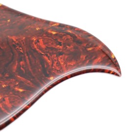 ARM Acoustic Guitar Pickguard Thick Beveled Edge Self-adhesive Red Tortoise