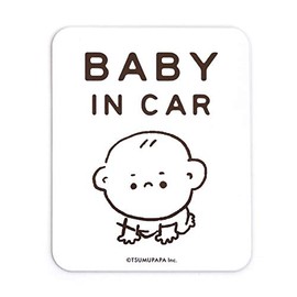 TSUMUPAPA BABY IN CAR Car Magnet