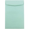JAM paperenvelopes, color aqua, 50 por Paquete, 6" x 9"