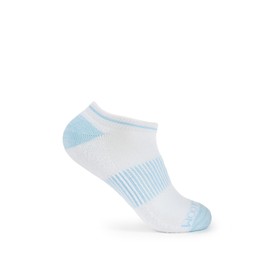 Fruit of the Loom No Show Socks Womens 8 Pack - Arch Support, Soft Cushioned, Breathable Low Cut Ankle Socks, White/Multi