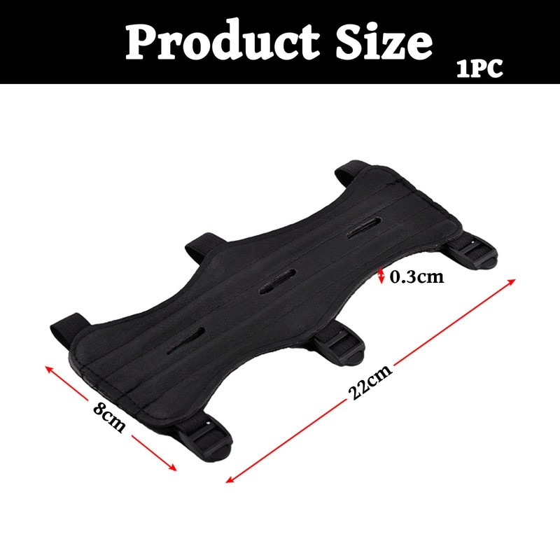 Archery Arm Guards Forearm Guard Leather Wrist Guard with Adjustable
