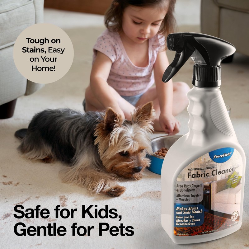 ForceField® Fabric Cleaner Professional Strength, Deeply Penetrates Water Safe Fabric