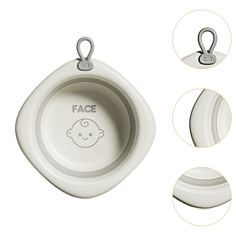 Folding Wash Basin Mother and Baby Supplies Children's Foldable Basin,Portable