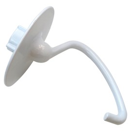 SUNJCO K45DH Coated Dough Hook Attachment Compatible for KitchenAid Mixer KSM150: KSM150PSAC, KSM150PSAQ, KSM150PSBK, 4.5/5.0 Quart Bowel, Replaces AP6023721, AH974265, White
