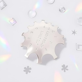 Silberner Nagel-Maniküre-Kantenschneider, französische Spitze, Nagelkunst-Trimmer-Vorlage, französische Maniküre-Zubehör-Set, Nagelkunst, Dip-Maniküre