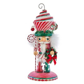 Hollywood Nutcrackers Hollywood Cupcake Swirl Hat Nutcracker, 12-Inch, Multicolored