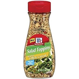 McCormick, Salad Toppins, Roasted Garlic Caesar, 4.12oz Bottle (Pack of 3)
