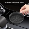 Universal Car Cup Coasters Car Cup Mats Non-Slip Recessed Car