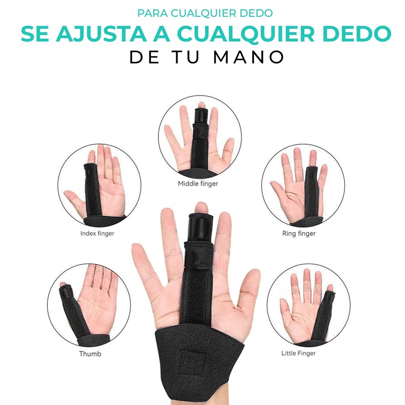 SEVEN MINE Férula para Dedo: Alivio Asegurado | Inmovilizador Universal
