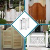 Free Hinge, 2 Pieces, Stainless Steel Door Hinge, Double Opening,
