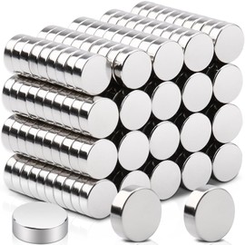 200PCS Small Round Magnets Rare Earth Magnets,6x2mm Refrigerator Magnet,Disc Neodymium Magnet Strong for Crafts, Miniatures, Nails, Office,Kitchen,Whiteboard, Cabinet