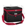 anndora SNÖVIT TW-1885-230 Picnic Cooler Bag 22 Litres Black with