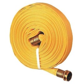 GRAINGER APPROVED Wildland Fire Hose, 3/4" x 50 ft., Yellow, 300 psi