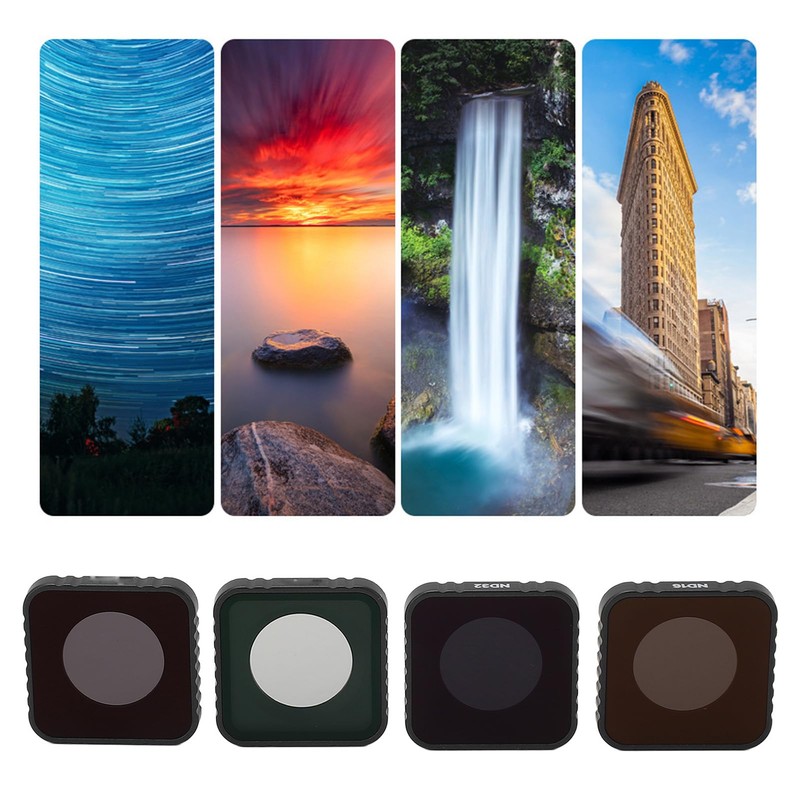 4 Pack ND8 ND16 ND32 CPL Lens Filter Kit for
