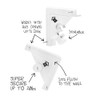 Under the Roof Decorating 5-100200 20 lbs Place&Push Canvas Hangers