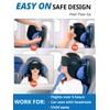 SARISUN Travel Pillow, Upgrade Airplane Pillow for Long Flight, 360°