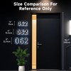 LLtronation 5 Inch Backlit House Numbers for Outside, Stainless Steel,