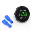 eleflorida Dual Voltmeter 12V Marine Boat Car RV 2 Hole