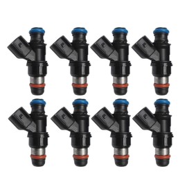 8Pcs 4 Holes Fuel Injector Rebuild Kit for GMC Yukon/Yukon XL 1500/2500 4.8L 5.3L 6.0L 8 6.2L 8V2007-2009 Repl.# 12580681 FJ887 by Acupress